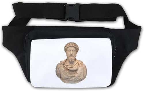Marcus Aurelius Statue Hüfttasche Bauchtasche weiß von Generisch