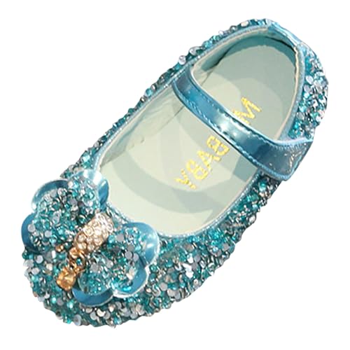 Mary Janes Mädchen Kristallverziert Flache Schuhe Glitzerndes Strassdetail Für Auftritte Feste Besondere Anlässe Mädchen Festliche Schuhe von Generisch