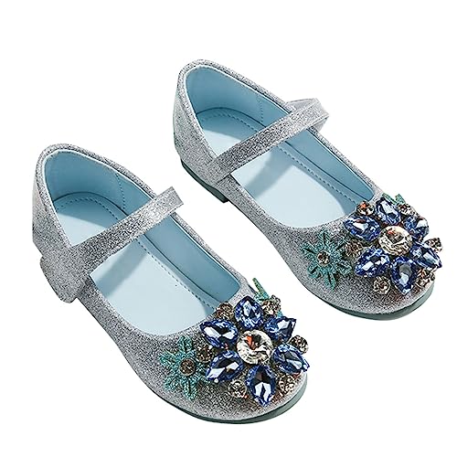 Mary Janes Mädchen Kristallverziertes Obermaterial Weiche Flexible Sohle Glitzerndes Detail Für Feste Aufführungen Besondere Events von Generisch