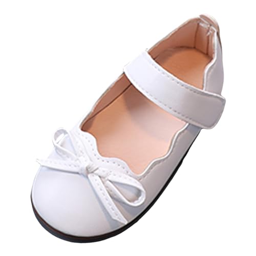 Mary Janes Mädchen Soft Sole Flat Bow Knot Outdoor Schuhe Glitzernde Kristallverzierungen mit Funkelnden Steinen für Alltag Ballerinas von Generisch