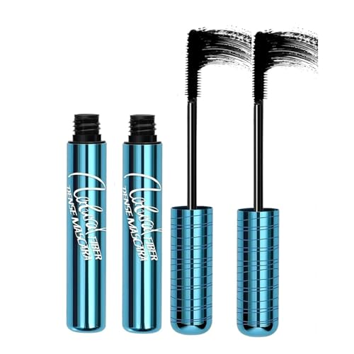 Mascara für ältere Frauen, Wasserfeste Wimperntusche Schwarze, Volumen & Curl Wimpern, Natürlich Wischfeste Mascara, Volumengebend für Dünner Werdende Wimpern (2PCS) von Generisch