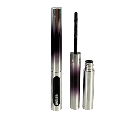 Mascara mit Metallstab, verbesserte schwarze, abwaschbare Mascara mit Metallstab, wasserfest und langanhaltend, 3D-Curl-Effekt, ohne Abblättern,1pc,Black von Generisch