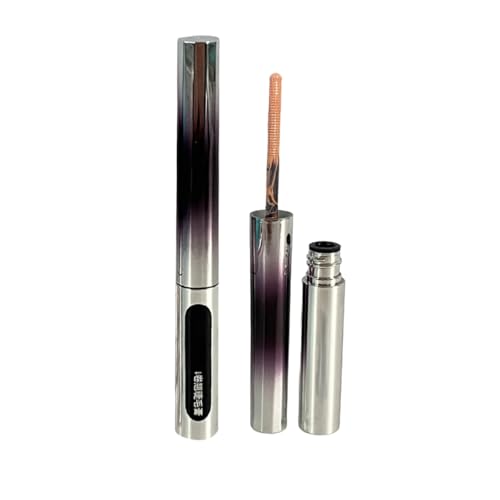 Mascara mit Metallstab, verbesserte schwarze, abwaschbare Mascara mit Metallstab, wasserfest und langanhaltend, 3D-Curl-Effekt, ohne Abblättern,1pc,Brown von Generisch