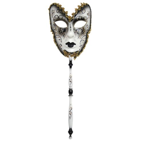 Maskerade Maske mit Stab Karneval Venezianische Maske Retro Vollgesichtsmaske Karnevalsmaske Gesichtsmaske Cosplay Maskenball Performance Party Rave Requisiten Festlich Faschingskostüme Maskerade Maske mit Stab Karneval Venezianische Maske Retro Vollgesichtsmaske Karnevalsmaske Gesichtsmaske Cosplay Maskenball Performance Party Rave Requisiten Festlich Faschingskostüme von Generisch