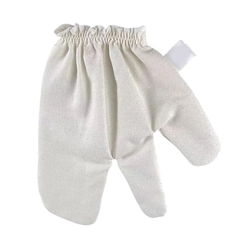 Massagehandschuhe,Peelinghandschuhe Für Körperpeeling - Verjüngende Naturrohseide-Fäustlinge Mit Elastischem Bündchen Für Damen & Herren Bei Massage, Spa, Dusche Und Bad von Generisch