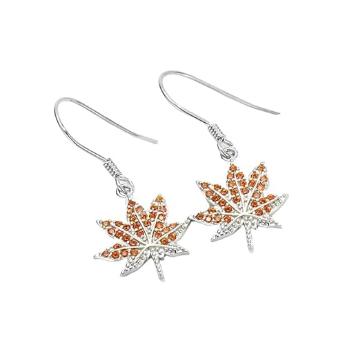 Massive 925 Sterling Silber Schneeflocke Clip On Ohrringe Ohne Piercing Manschetten Ohrringe Weihnachtsschmuck Urlaub Accessoires für Frauen Mama Ehefrau Mädchen von Generisch