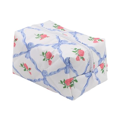 Matelated Make -up -Tasche - Gesteppte Make -up -Tasche, Tragbare Toilettenbeutel Für Die Reise | Make -up Läuse Mit Großer Kapazität, Toilettenorganisator Für Mädchen von Generisch