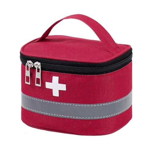 Medizintaschen-Organizer – Medikamenten-Aufbewahrungsset, wasserdicht, mehrlagig, tragbarer Organizer für Reisen, Auto, Schlafsäle, Reisen, Arbeitsplatz, Camping, Zuhause, Outdoor von Generisch