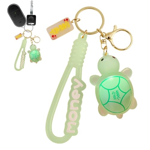 Meeresschildkröte Schlüsselanhänger,Kleine Schildkröte Schlüsselanhänger,Meeresschildkröte-Schlüsselanhänger, im Dunkeln leuchtender Taschenanhänger - Schlüsselanhänger-Geldbörsenanhänger für Rucksäck von Generisch