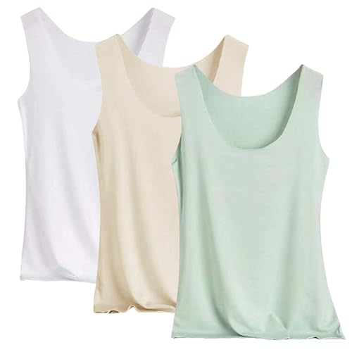 Meine Monatsabrechnung Einsehen Deal Des Tages 3er Pack Tank Top Damen Unterhemd Stretch Basic Tops Unterwäsche Hemden Enges Top Leicht Tanktop Sport Unterhemden Mädchen Warehouse Deal von Generisch