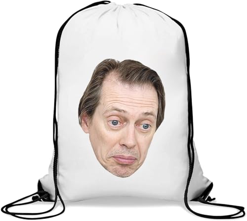 Meme Face Gym Sack Casual Drawstring Bag White von Generisch