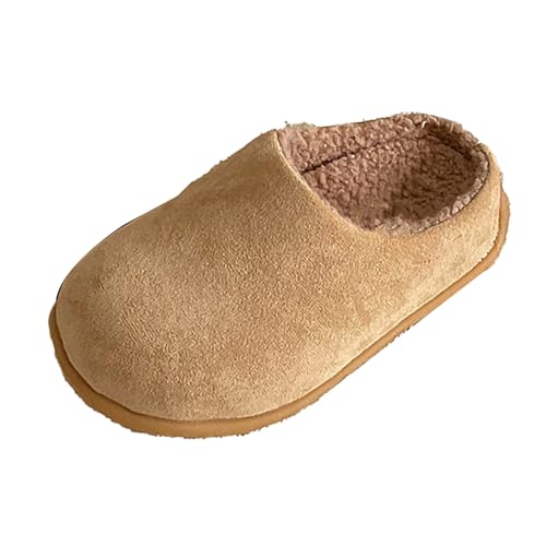 Memory Foam Hausschuhe Damen Leichte & Geräuschlose Pantoffeln Warm Gefüttert Filzpantoffeln Weich und Bequem Winterhausschuhe Hallenschuhe Kuschelhausschuhe Rutschfest House Slippers von Generisch