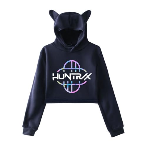 Mengmiao KPop Huntrix Kpop Crop Hoodie Damen – Kurz Geschnittener Unisex Kapuzenpullover mit Katzenohren & Anime-Print, Oversized Streetwear Sweatshirt, Lässiges Oberteil für Teenager & Frauen Mengmiao KPop Huntrix Kpop Crop Hoodie Damen – Kurz Geschnittener Unisex Kapuzenpullover mit Katzenohren & Anime-Print, Oversized Streetwear Sweatshirt, Lässiges Oberteil für Teenager & Frauen von Generisch