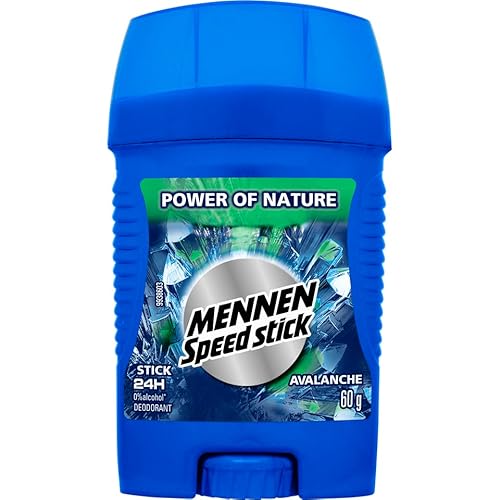 Mennen Speed Stick Avalanche Men Deodorant Anti Perspirant 24H Protection 0% alcohol, 60GR, Pack of 2 von Generisch