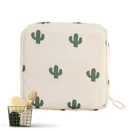 Menstruations-Aufbewahrungstasche – Damenbinden-Organizer, wasserdicht, niedliche Damenbinden-Aufbewahrungstaschen, tragbare Menstruationspads, Perioden-Tasche, Tampon-Organizer mit Reißverschluss, von Generisch