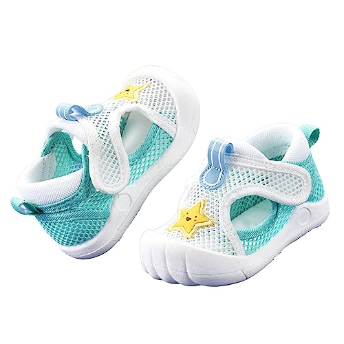 Mesh-Lauflernschuhe Baby Sommer: Kinder Sandalen Jungen Krabbelschuhe Weichen Sohlen Hallenschuhe Rutschfest Joggingschuhe Leichte Atmungsaktiv Kinderschuhe Baby 1-2 Jahr Bodenschuhe-Sommerschuhe von Generisch