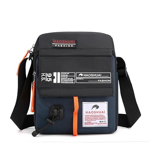Messenger Bag Umhängetasche Crossbody Bag - Oxford Tuch Satchel mit Multi-Pocket-Design, leicht und langlebig, lässige Business-Tasche für Herren, verstellbarer Riemen, ideal für die tägliche Arbeit Messenger Bag Umhängetasche Crossbody Bag - Oxford Tuch Satchel mit Multi-Pocket-Design, leicht und langlebig, lässige Business-Tasche für Herren, verstellbarer Riemen, ideal für die tägliche Arbeit von Generisch