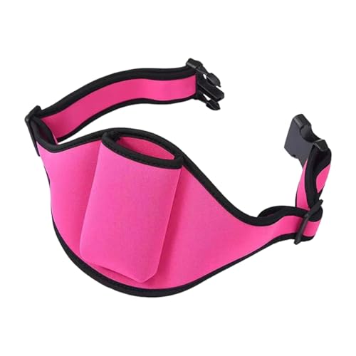 Microphone Belt for Fitness Instructors, Waist Bag Holder, Sturdy Speaker Waistband, Secure Phone Pouch, Adjustable Elastic Strap, 1 Pack Black, for Workout Yoga Dance Theater von Generisch