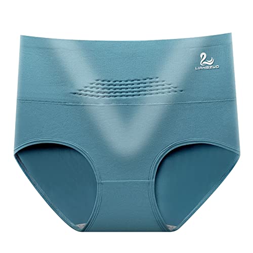 Miederhose Damen Bauch-Weg-Effekt Push Up Bauchweg Hose Elastisch Hohe Taille Unterwäsche Body Shaper Bauchkontrolle mit Bein Stark Formend Große Größen Bauchweg Unterhose von Generisch