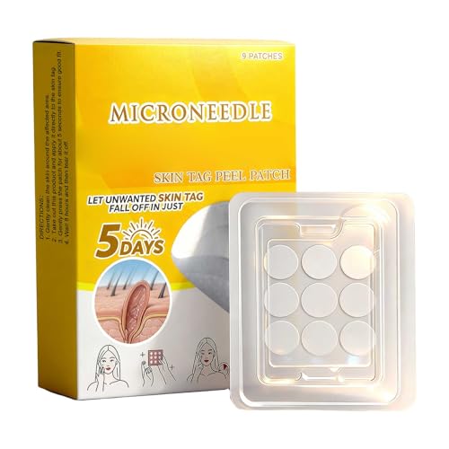 Mikronadeln Botanisch HautanhäNgsel Entfernung Patch, Pflanzliche beruhigende Pflege, Nano-Mikronadel-Pflaster, Pimple Patch, Barriereschutz, Lokale Behandlung, Unsichtbar beim Tragen von Generisch