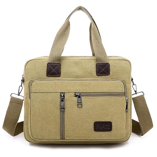 Minimalistische Oxford Messenger Bag für Damen und Herren, lässige Umhängetasche mit verstellbarem Riemen, Multi-Pocket-Crossbody-Tasche für Reisen, Alltag und Streetwear, Khaki 6, Einheitsgröße Minimalistische Oxford Messenger Bag für Damen und Herren, lässige Umhängetasche mit verstellbarem Riemen, Multi-Pocket-Crossbody-Tasche für Reisen, Alltag und Streetwear, Khaki 6, Einheitsgröße von Generisch