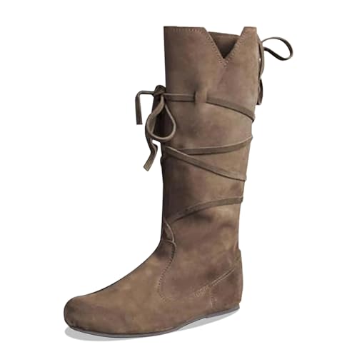 Mittelalter Schuhe Damen Punk Ritter Cowboystiefel Klassisch Stiefeletten Bequeme Westernstiefel Trachten Ankle Boots Elegant Cowboy Retro Stiefel Renaissance Damenstiefel Mittelalter Schuhe Damen Punk Ritter Cowboystiefel Klassisch Stiefeletten Bequeme Westernstiefel Trachten Ankle Boots Elegant Cowboy Retro Stiefel Renaissance Damenstiefel von Generisch