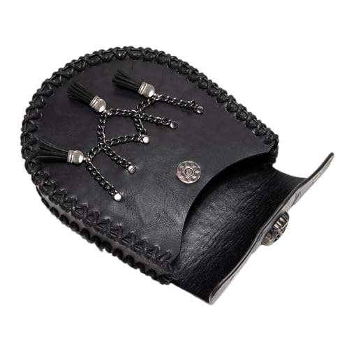 Mittelalterliche Gürteltasche, mittelalterliche Hüfttasche,PU-Leder-Geldbörse | Tragbare Hüfttasche, Handyhalter, lässige Wander-Festival-Renaissance-Kostüm-Requisiten von Generisch