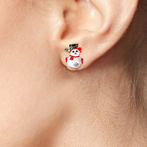 Mode Ohrhänger Schmuck -Ohrringe Glocken-Mode-Karikatur-Weihnachtsohrringe Acryl süße Weihnachten (J, One Size) von Generisch