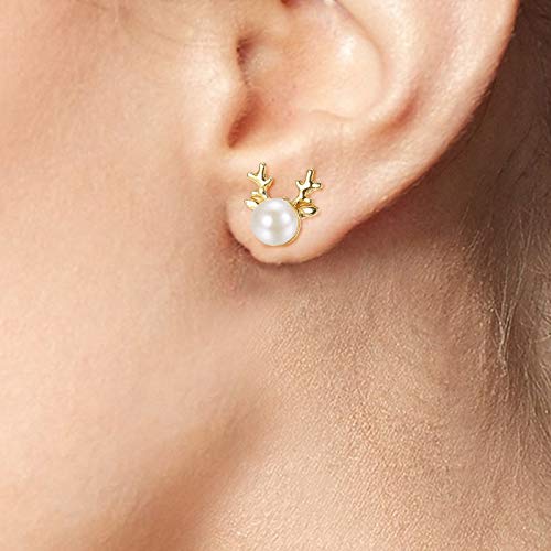 Mode Ohrhänger Schmuck -Ohrringe Glocken-Mode-Karikatur-Weihnachtsohrringe Acryl süße Weihnachten (M, One Size) von Generisch