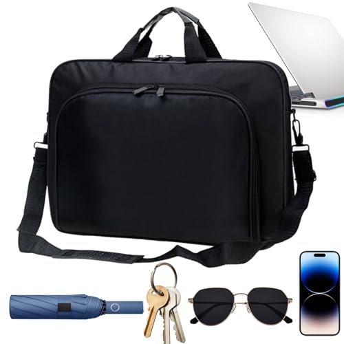 Moderne Aktentasche - 5,5 Cm Laptop Organizer -Tasche, Unternehmensarbeitstasche, Geräumige Arbeitstasche Mit Optimierter Stabilitätsfunktion | Wasserdichte Lässige Tagesbudget Für Die Ladekamera -Dat von Generisch