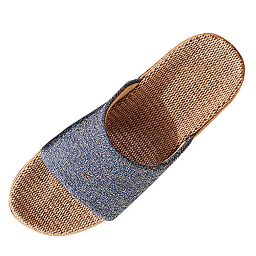 Moderne Herren Hausschuhe rutschfeste Slipper Casual Strandschuhe Bequeme Indoor Pantoffeln Freizeitschuhe Fashion Herren (Navy, 40-41) von Generisch