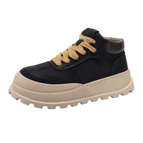 [Modisch] Leichte und atmungsaktive Freizeitsportschuhe für Herren, Fengchidianche Herren-Wanderschuhe, Größe 42, Schwarz , 7 UK XX-Narrow von Generisch
