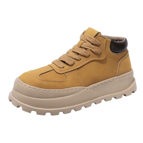 [Modisch] Leichte und atmungsaktive Freizeitsportschuhe für Herren, Fengchidianche Herren-Wanderschuhe, Größe 42, khaki, 38 EU XX-Schmal von Generisch