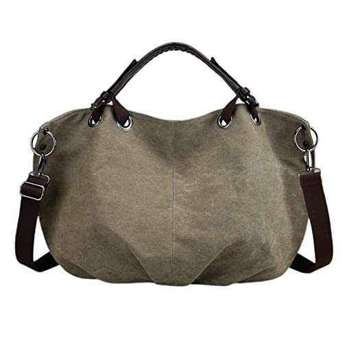 Modische, Unisex, große Kapazität, modische Umhängetasche, Umhängetasche Kleid Mit Taschen 42 (Green, One Size) von Generisch