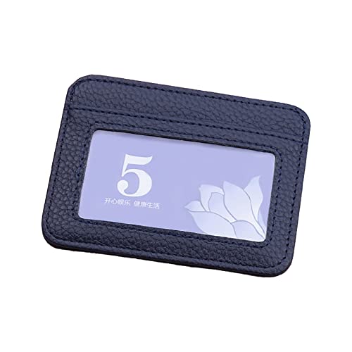 Modische Ausweis-Geldbörse, einfarbig, für Damen und Herren, Kunstleder, mehrere Kartenfächer, Clutch, Reißverschluss, für Damen, Kuhdruck, C, Einheitsgröße von Generisch