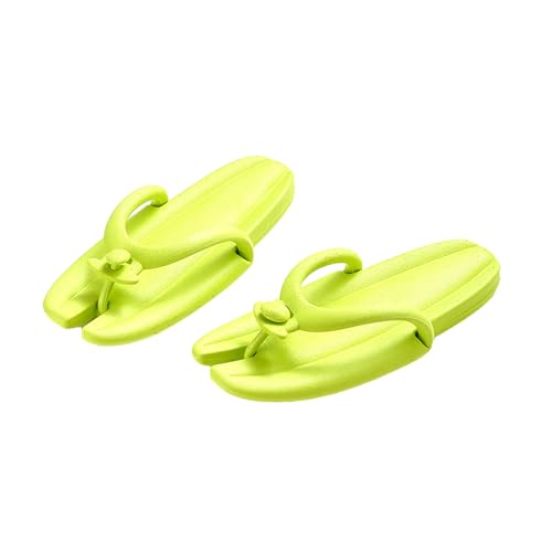 Modische Flip-Flops für Damen, Einweg-Flip-Flops für Reisen, Business, tragbar, faltbar, Paare, Strand, Internet, Flip-Flops, Hotel-Slip-Flops für drinnen und draußen, Urlaub, Sommer, Beruf, grün, 41 von Generisch