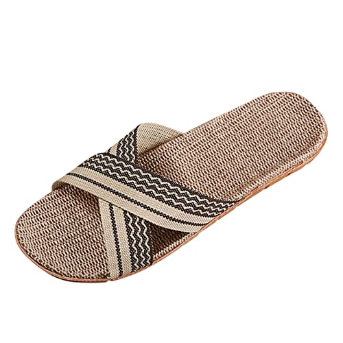 Modische Hausschuhe für Damen, atmungsaktiv, Bohemia, Strandschuhe, lässige Sandalen, Hausschuhe, Mokassins, coffee, 41 EU Modische Hausschuhe für Damen, atmungsaktiv, Bohemia, Strandschuhe, lässige Sandalen, Hausschuhe, Mokassins, coffee, 41 EU von Generisch