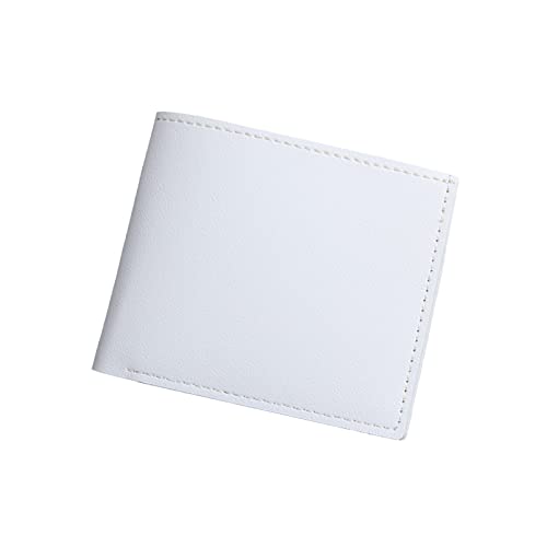 Modische Herren-Ausweis-Geldbörse, einfarbig, mehrere Kartenfächer, Clutch, S10e, mit Halter, weiß, Einheitsgröße Modische Herren-Ausweis-Geldbörse, einfarbig, mehrere Kartenfächer, Clutch, S10e, mit Halter, weiß, Einheitsgröße von Generisch