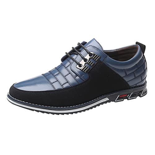 Modische Herren-Wanderschuhe, atmungsaktiv, bequem, für Business, Freizeit, einfarbig, blau, 41 1/3 EU Modische Herren-Wanderschuhe, atmungsaktiv, bequem, für Business, Freizeit, einfarbig, blau, 41 1/3 EU von Generisch