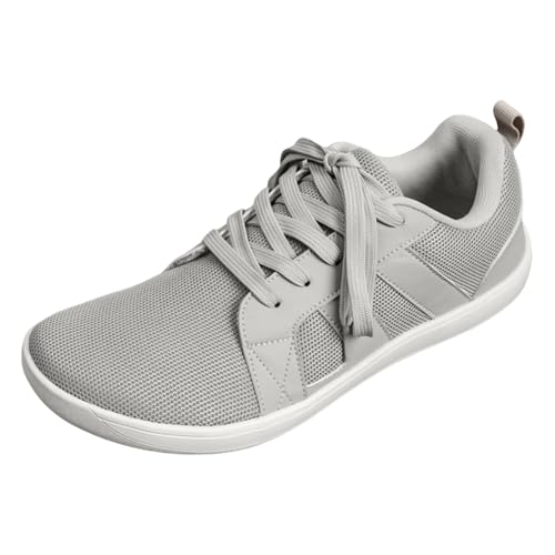 Modische Herrenfreizeitschuhe mit hochwertigem bequemes Design optimale Atmungsaktivität ergonomische Passform für sportliche Aktivitäten ideal für Freizeit Alltag (Grey, 41) von Generisch