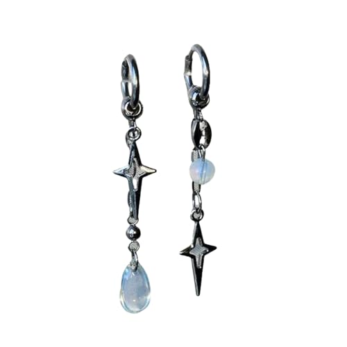 Modische Polaris-Anhänger-Ohrringe, Y2K, Gothic-Edelstahl, baumelnde Ohrringe, Damenschmuck, Accessoires, Geschenke von Generisch