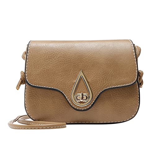 Modische Retro-Damentasche Spannschloss Messenger Bag geformte kleine Umhängetasche Handtaschen für Frauen Schultertaschen, a, Einheitsgröße von Generisch