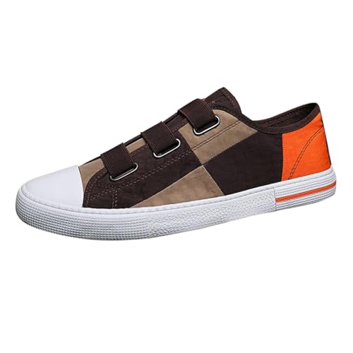 Modische Sneaker Herren Flach Patchwork TrainerSchuhe Runde Zehe Sportschuhe Segeltuch Stoffschuhe ohne schnürsenkel Halbschuhe Leichte Bequeme Freizeitschuhe Outdoor rutschfeste Einzelneschuhe Modische Sneaker Herren Flach Patchwork TrainerSchuhe Runde Zehe Sportschuhe Segeltuch Stoffschuhe ohne schnürsenkel Halbschuhe Leichte Bequeme Freizeitschuhe Outdoor rutschfeste Einzelneschuhe von Generisch