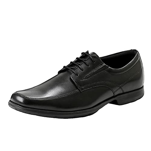 Modischer Herren-Schuhe, atmungsaktiv, bequem, Business, Arbeit, Freizeit, einfarbig, Lederschuhe, Herrenschuhe, Arbeitsschuh, Schwarz , 41 1/3 EU von Generisch
