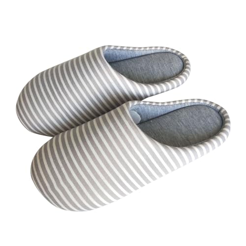 Mokassins Damen Hausschuhe Damen Frühling Sommer Herbst und Winter Dünn Home Rutschfeste Weiche Sohle Atmungsaktive Baumwolle Hausschuhe Vor und Nach der Schwangerschaft Hausschuhe für Frauen Memory von Generisch