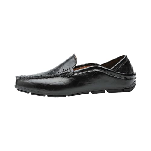Mokassins Herren Slip On Freizeitschuhe, Weiche Sohle Business Schuhe Oxfords Ohne Schnürsenkel Fahrschuhe, Leicht Große Größe Loafer Halbschuhe, Atmungsaktiv Flache Lederschuhe Herrenschuhe Mokassins Herren Slip On Freizeitschuhe, Weiche Sohle Business Schuhe Oxfords Ohne Schnürsenkel Fahrschuhe, Leicht Große Größe Loafer Halbschuhe, Atmungsaktiv Flache Lederschuhe Herrenschuhe von Generisch
