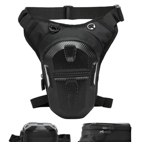 Motorrad Beintasche Für Herren - Wasserdichter Hüftgurt Mit Bauchtasche | Multifunktionale Sporttasche Mehrere Taschen Für Motorrad Frauen Radfahren Wandern Angeln von Generisch