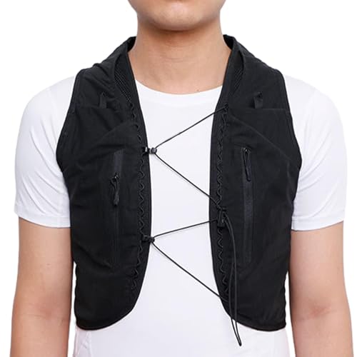 Motorrad-Brusttasche, Sport-Brusttasche für Herren - Atmungsaktive Fahrrad-Trinktasche | Atmungsaktive Sport-Brusttasche für Männer und Frauen, Outdoor-Laufweste-Tasche für Workouts, Radfahren, Wander von Generisch