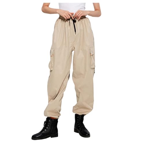 Motorrad-Regenhose für Damen und Herren, Outdoor-Motorrad-Überhose mit atmungsaktiver Wasserdichtigkeit, beige, XXL von Generisch