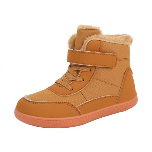 Motorradschuhe FüR Herren - Atmungsaktiv, BarfußSchuhe VerstäRkte Leder Biker, Motorradstiefel MäNner Mit KnöChelstüTze, Winterschuhe GefüTtert Trekking-Wanderschuhe Rutschfest Winterstiefel von Generisch